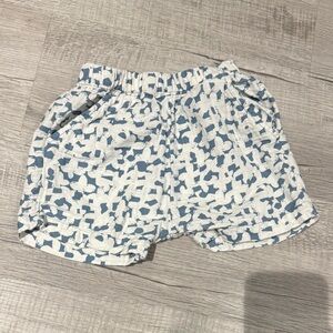 Open edit blue and white Patterned Shorts muslin Size 3